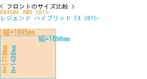 #RX450h AWD 2015- + レジェンド ハイブリッド EX 2015-
